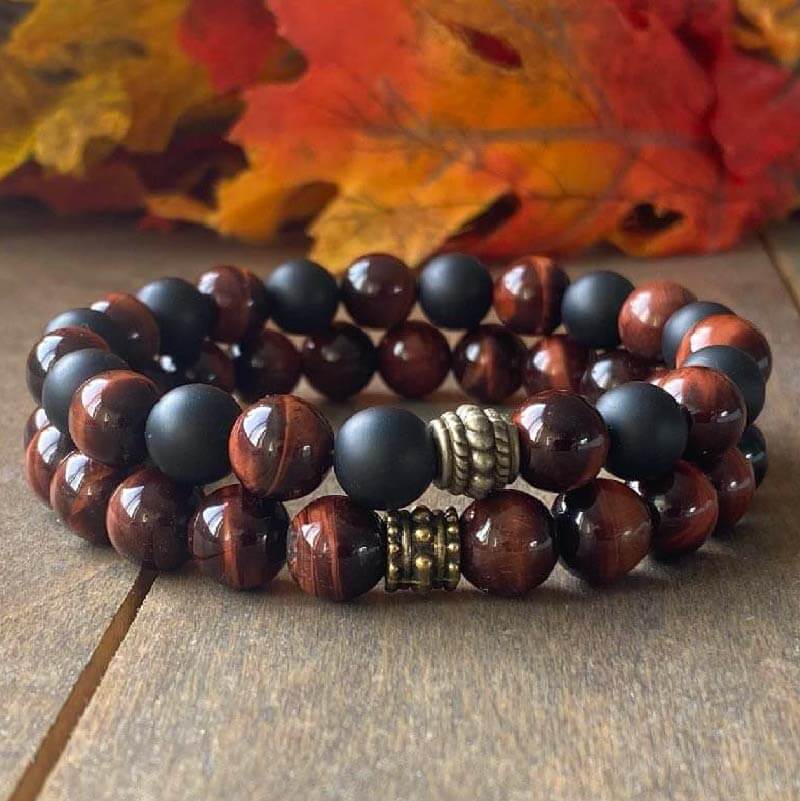 Couple Bracelet | Red Tigers Eye
