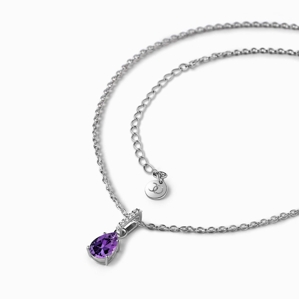 Amethyst Necklace Sway - February Birthstone