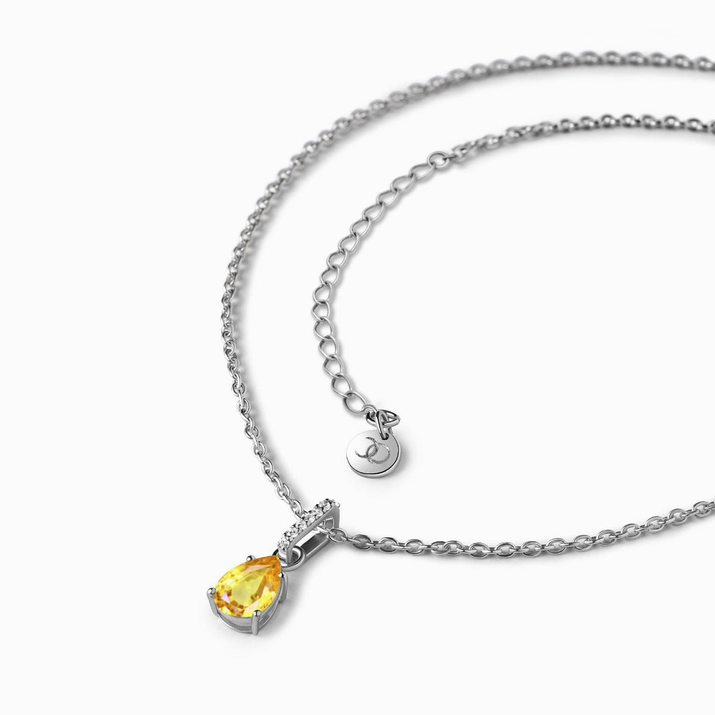 Citrine Necklace Sway - November Birthstone