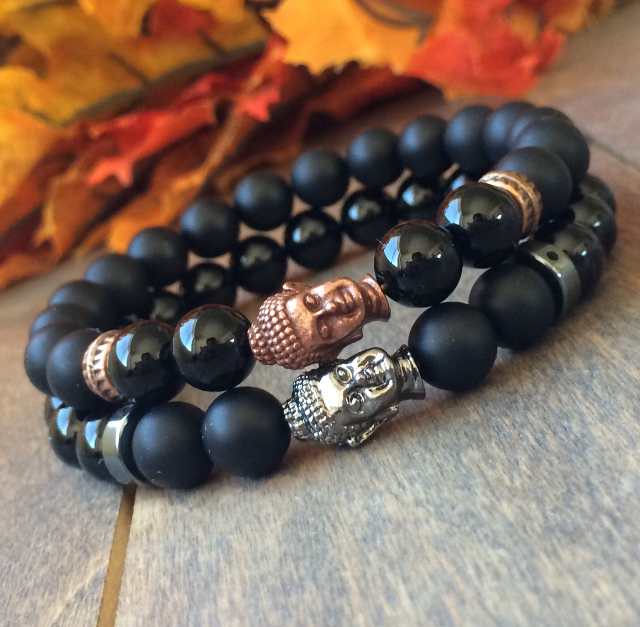 Couple Bracelet | Black Onyx