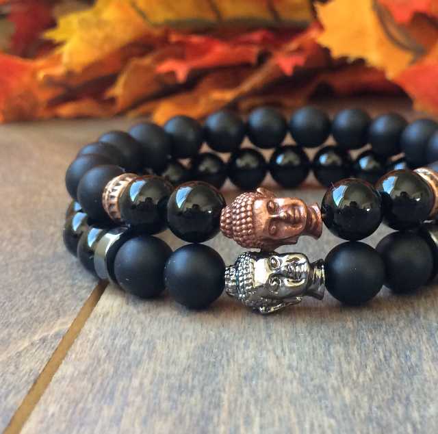 Couple Bracelet | Black Onyx