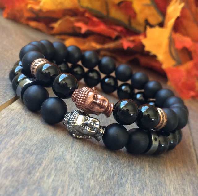Couple Bracelet | Black Onyx