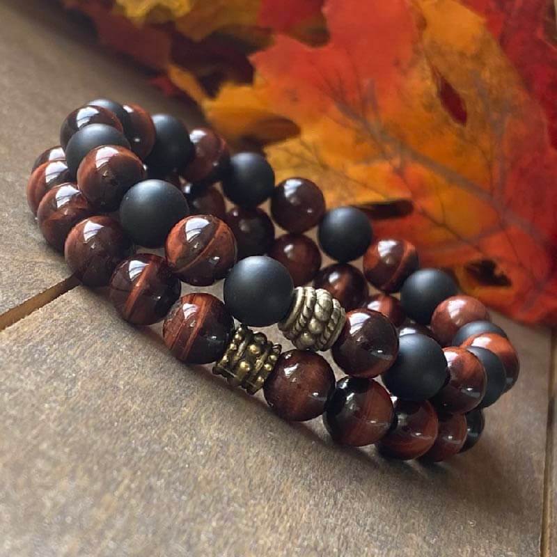 Couple Bracelet | Red Tigers Eye