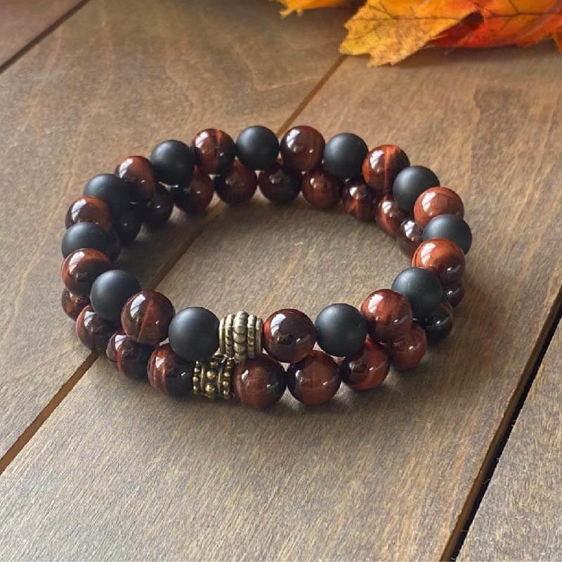 Couple Bracelet | Red Tigers Eye