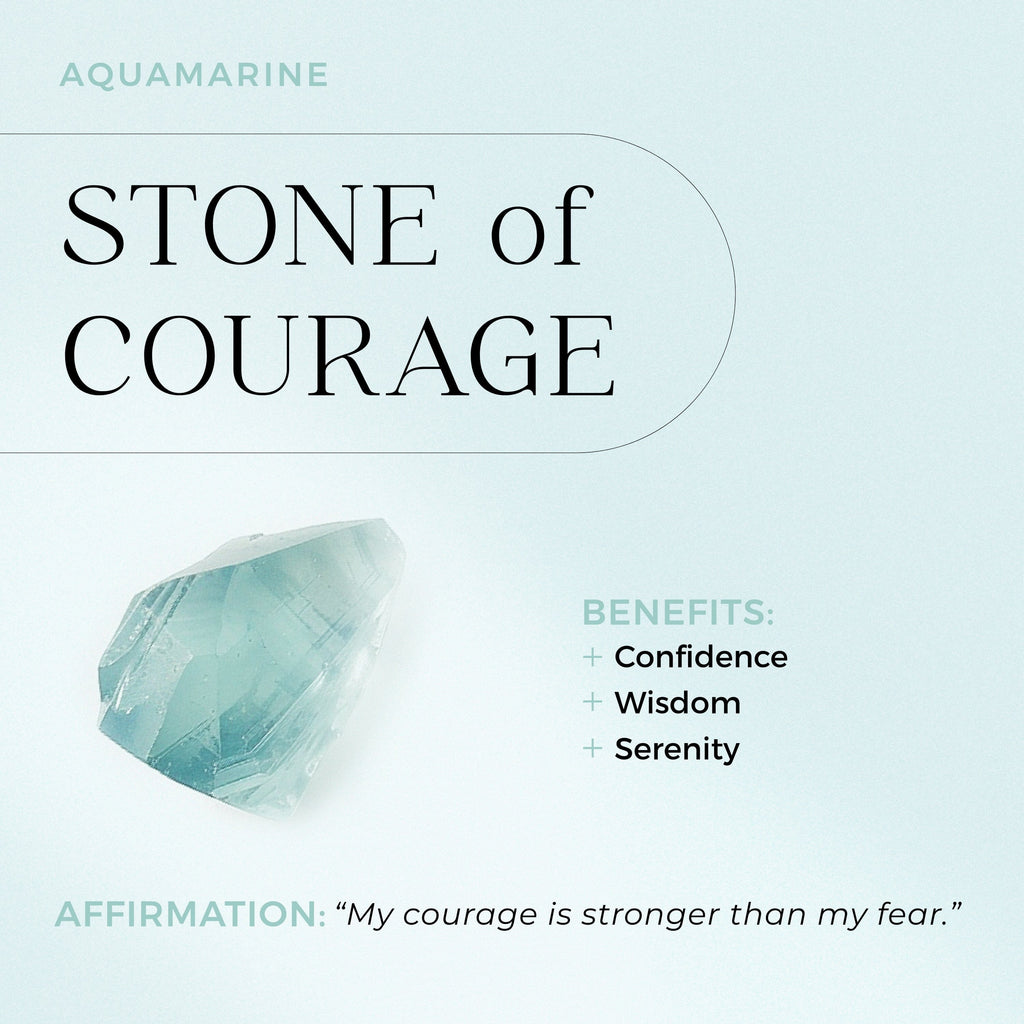 Aquamarine Necklace Sway - March Birthstone